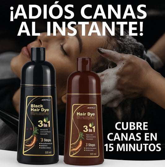 Shampoo 3 en 1 con Tinte Instantáneo – EL ORIGINAL